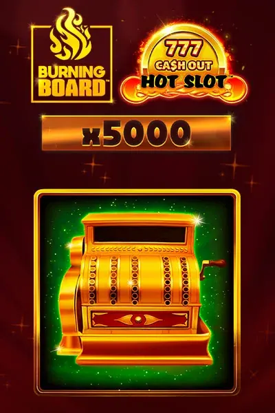 Spiel Hot Slot : 777 Cash Out Burning Board Scratchcard · Glitch Spin Casino AT